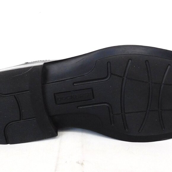 Dockers Trustee Moc Toe Oxford Lace-Up Black Leather Shoes 8.5 M - Picture 8 of 9